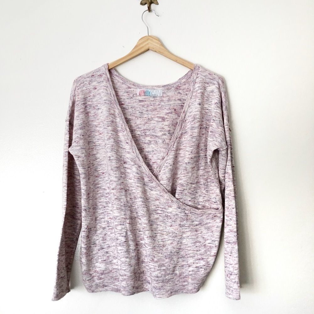 Free People Beach Marled Wrap sweater Small